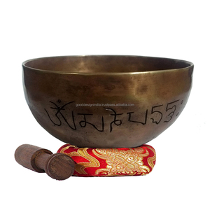 Bol Jambati original en bronze, fait à la main, martelé, bol chantant tibétain pour la guérison sonore et la méditation - Product Image 5