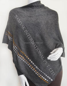 El poncho de cachemira 100% puro está perfectamente cálido - Product Image 1