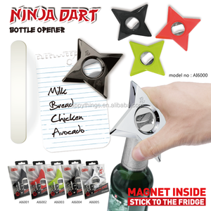 Souvenirs japonais créatifs en plastique ABS, ouvre-bouteille aimanté en forme de fléchette de ninja - Product Image 4