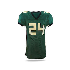 2025 nuevas camisetas de fútbol americano personalizadas al por mayor, Sarga de aparejos/nombre de equipo cosido y precio de fábrica de impresión de números - Product Image 1