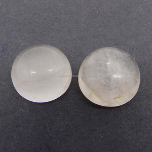 Cuarzo Rosa Natural de Calidad AA al por Mayor, Cabujón Redondo de 12 mm, 6.25 Quilates, Gema Suelta (Rosa) para la Fabricación de Joyas - Product Image 2