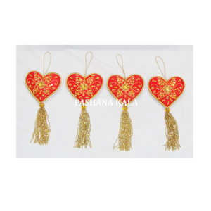 Adorno Navideño Colgante en Forma de Corazón con Hermoso Adorno Colgante - Product Image 1