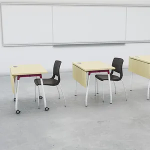 椅子付き大学教室用テーブル