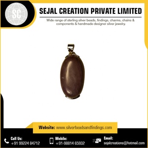 925 Bisel de plata esterlina Colgante de piedras preciosas Color mezclado Joyería fina Tipo de encanto elegante - Product Image 4