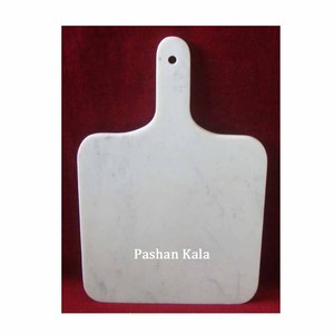 Hermosa tabla de cortar de mármol blanco - Product Image 1