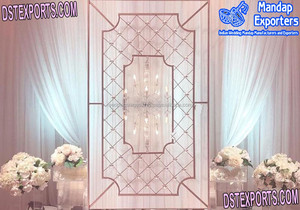 Arabian <b>Wedding</b> Fiber Candle <b>Wall</b>, <b>Wedding</b> Stage Candle Fitted Fiber <b>Wall</b>, Arabic <b>Wedding</b> Fiber Candle <b>Wall</b> Panel - Product Image 2