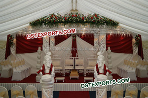 มณฑปแต่งงาน FRP คริสตัลรุ่นล่าสุด ตกแต่งด้วยคริสตัลห้อยประดับ CALGORY - Product Image 5