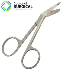 Ciseaux chirurgicaux manuels Source pour bandages, en acier inoxydable, pour usage hospitalier, ciseaux chirurgicaux pour infirmières, certification CE Classe I - Product Image 3
