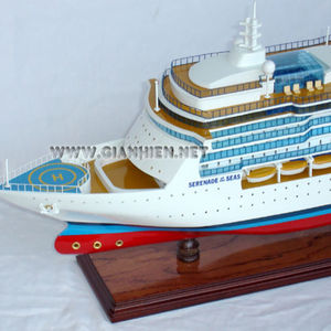 Sérénade des mers Modèle de bateau en bois Cadeau de nouveauté artisanal - Product Image 1