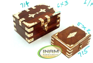 กล่องไม้สไตล์การเดินเรือทำจากทองเหลืองสวยงามป้ายติดผนังทำจากไม้ - Product Image 2