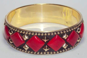 Vente en gros de bracelets en laiton avec chiffres en forme de fleur en acier inoxydable de style bohème vintage, perles et diamants - Product Image 3