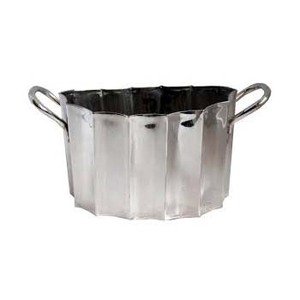 Refroidisseur à vin en métal, seau à vin ovale en fer massif, seau à glace à pied, seau à glace de luxe - Product Image 6