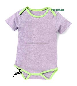 Factory <b>Direct</b> Tirupur Organic Bamboo Cotton Baby Romper Short Sleeve Infant Bodysuit Set OEM ODM India Unisex Eco-Friendly - Product Image 5
