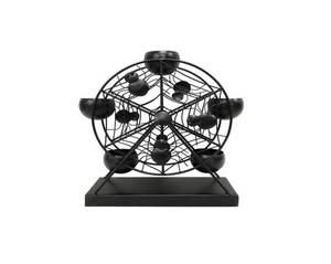 แท่นวางเค้กโลหะแบบหมุนได้แท่นวางเฟอร์ริสคัพเค้กตกแต่งของหวานที่เสิร์ฟสำหรับงานแต่งงานชาวันเกิด - Product Image 1