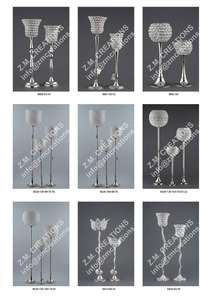 Bougeoir en cristal pour maison salon hôtel décoration bougeoirs en argent décoration votive centres de table - Product Image 5