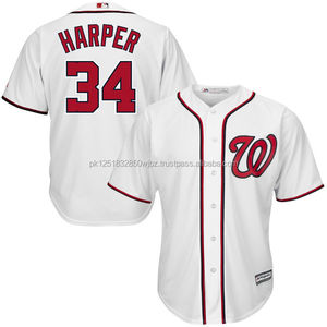 Uniforme Deportivo Personalizado de Alta Calidad, Jersey de Béisbol con Impresión por Transferencia de Calor, Unisex, Talla Grande, Antibacteriano, Transpirable y de Secado Rápido - Product Image 5
