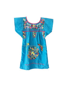 Estilo Mexicano Aari bordado Boutique de poco lindo princesa vestido lindo vestido-vestido de bebé transpirable desgaste Resort increíble túnica - Product Image 2