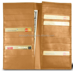 Estuche tarjetero de cuero Pu/Tarjetero de nombre de cuero al por mayor/Tarjetero de gran capacidad - Product Image 5