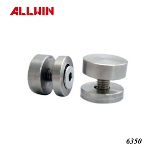 Support mural en acier inoxydable de haute qualité, avec plaque de fixation, Rail de verre - Product Image 2