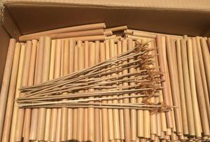 NATURAL <b>BAMBOO</b> DRINKING <b>STRAW</b> WITH BRUSH - Product Image 3