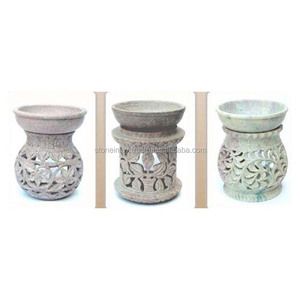 Natural Soapstone Aroma Oil Burner - Product Image 1