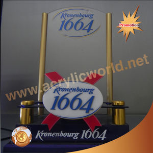 Présentoir de bouteille de liqueur éclairé par LED en acrylique Présentoir de bouteille de parfum avec télécommande pour bar à la maison - Product Image 6