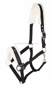 Collier de cheval rembourré blanc, 3 m, en peluche, menottes, licou - Product Image 2