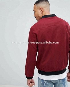 Blouson bombardier en coton personnalisé, pour homme, vêtement en sergé de coton, tendance, vente en gros - Product Image 4