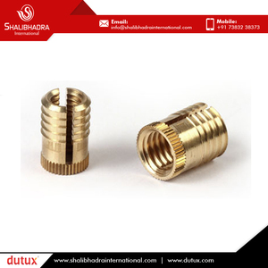 Sujetadores de muebles de zinc, Tuercas de inserción de latón para plásticos, Tuercas de moldeo de inserción de latón duraderas de India - Product Image 3
