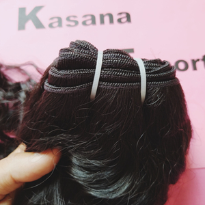 Paquete al por mayor de cutícula alineada de color natural, tejido indio vietnamita, crudo, sin procesar, HD, color negro, onda profunda suelta para mujer - Product Image 5