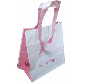 Sac fourre-tout en PP non tissé réutilisable personnalisable avec bouton, fermeture à glissière et cordon de serrage, design pliable de style tendance pour la promotion de l'image de marque - Product Image 2