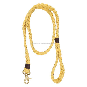 Sunflower Cotton Rope Dog LeashHandmade - Product Image 3