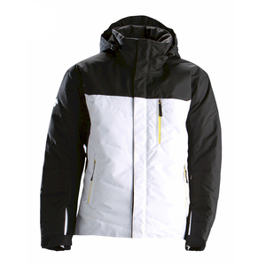 Veste de toilette pour hommes adultes, col à fermeture éclair, solide - Product Image 4