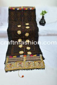 Rabari <b>Embroidered</b> Throw -Indian Tribal <b>Shawl</b>-Boho Tribal Textile-Vintage Rabari <b>Shawl</b> - Product Image 2