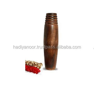 Vase à fleurs en bois poli à la main 100% Vase à fleurs en bois maison décorer les fêtes mariage Couple cadeau - Product Image 2