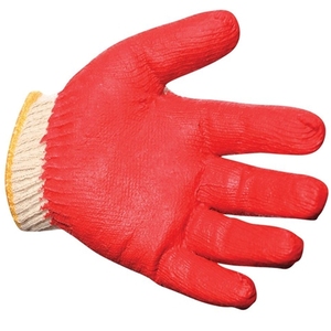 Pas cher 530 W 9 \ "Enduit Gants Jetables Polyester Nylon Doublé Antidérapant Usage Général Gants De Travail De Protection Alimentaire Usage Gratuit - Product Image 1