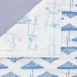 Cotton Soft Yellow Printed Hand Block Print Boho Jaipuri Rajai Double <b>Bedspread</b> <b>Quilt</b> - Product Image 5