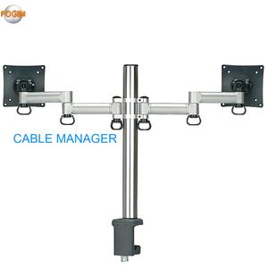 Cánh Tay Màn Hình LCD Kép Máy Phát Điện Không Gian (Giá Kẹp Bàn/Grommet) - Product Image 1