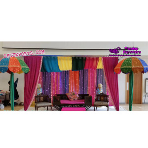 ของตกแต่งเวทีกลางคืนแบบอาหรับ,ของตกแต่งเวที Mehandi งานแต่งงานมุสลิม Mehandi ของตกแต่งเวที - Product Image 1