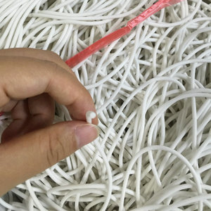 Tira de <span class=keywords><strong>cord</strong></span>ón de goma de espuma de silicona elástica redonda 1mm 2mm 3mm 4mm - Product Image 2