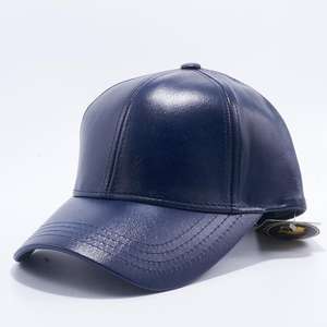 Casquette en cuir pour homme, casquette vintage, style cadet, personnalisé, vente en gros, chapeau de sport, BaseBall, mode été - Product Image 1