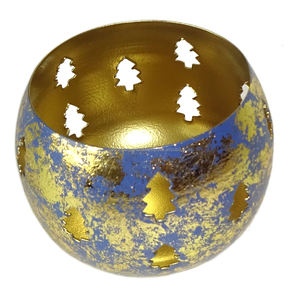 เชิงเทียนติดผนังทำจากเหล็กเชิงเทียนสำหรับวางเทียนชาดีไซน์ต้นคริสมาสต์เชิงเทียนเชิงเทียนติดผนังแบบอินเดีย - Product Image 2