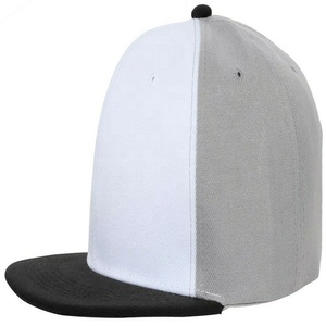 Unique New Custom Men's Snap back Baseball Plain Blank Snap Back Hat Three Tone Casual Basic - Product Image 3