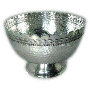 Bol de service En Métal De Haute Qualité En Aluminium Nickelé Fini En Aluminium En Métal Bol - Product Image 6