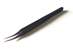 Pinzas Profesionales para Extensión de Pestañas en Forma de Delfín Morado, Pinzas de Acero Inoxidable Sostenibles con Logotipo Personalizado - Product Image 6