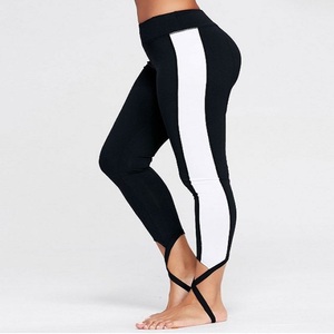 Leggings de gimnasio personalizadas OEM con diseño de estribo - Product Image 1