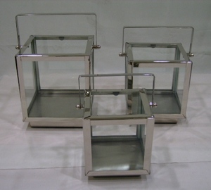 Linterna decorativa de acero inoxidable para el hogar, oficina, boda y decoración navideña, decoración versátil - Product Image 6