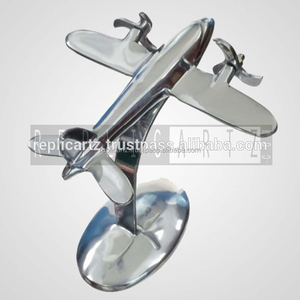 Modèle d'avion de bureau décoratif Aeroplan en aluminium moulé au sable pour cadeau d'anniversaire - Product Image 1