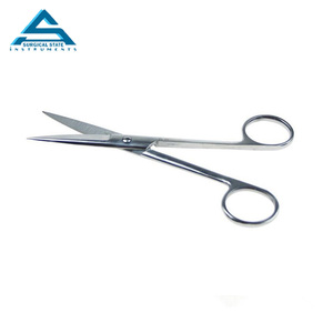 กรรไกรผ่าตัดใบมีดตรงคุณภาพสูง ผลิตจากเหล็กกล้าไร้สนิมเยอรมัน อุปกรณ์การแพทย์ที่จำเป็นสำหรับการผ่าตัดทางการแพทย์ - Product Image 1