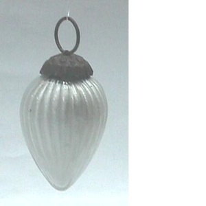 Ornement suspendu intérieur de Noël en verre Décor festif - Product Image 1